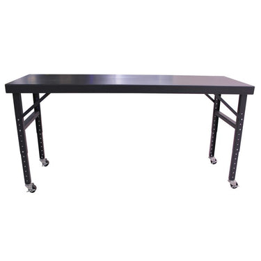 Mobile Adjustable Height Work Table, 84″W x 28″D